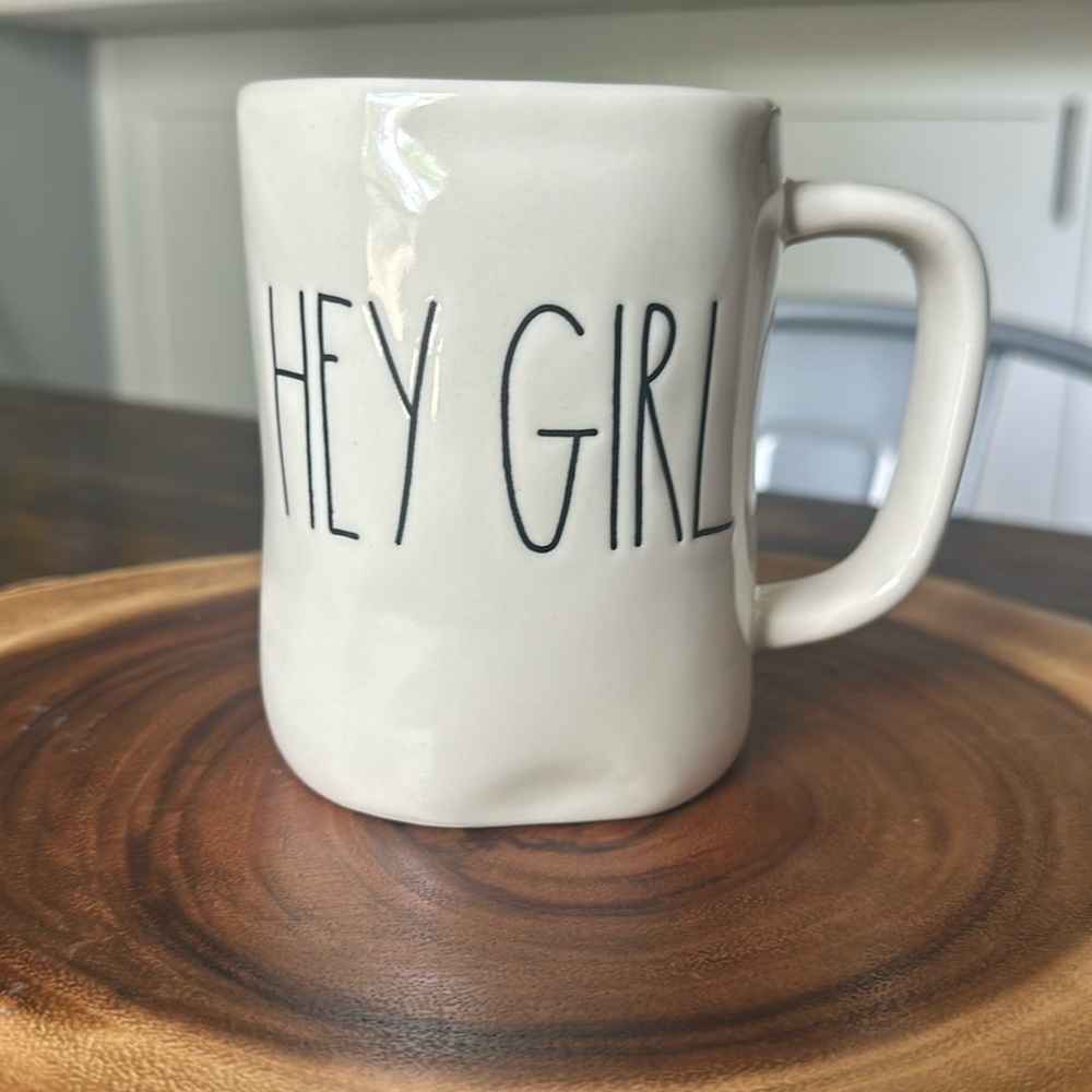 Rae Dunn HEY GIRL coffee mug with handle
